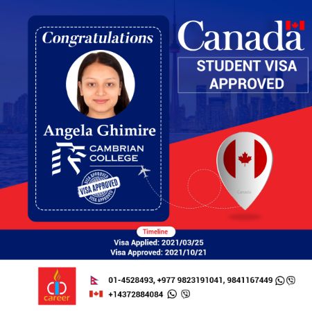 Cambrian College Visa Approved