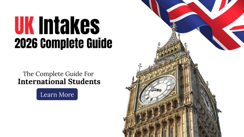 UK Intakes for International Students : 2026 Complete Guide